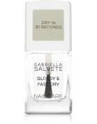 Gabriella Salvete Nail Care Glossy & Fast Dry gyorsan száradó fedőlakk körmökre 11 ml