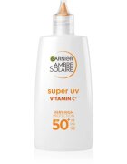 Garnier Ambre Solaire Super UV Vitamin C gyengéd védő folyadék a sötét foltok ellen SPF 50+ 40 ml