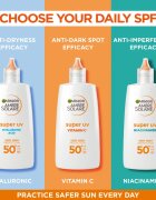 Garnier Ambre Solaire Super UV Vitamin C gyengéd védő folyadék a sötét foltok ellen SPF 50+ 40 ml