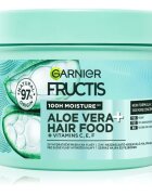 Garnier Fructis Aloe Vera Hair Food hidratáló maszk normál és száraz hajra 400 ml