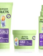 Garnier Fructis Curls Method takarékos kiszerelés a hullámos és göndör hajra 3 db