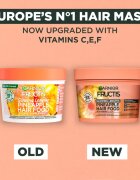 Garnier Fructis Pineapple Hair Food haj maszk a töredezett hajvégekre 400 ml