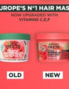 Garnier Fructis Watermelon Hair Food maszk finom és lesimuló hajra 390 ml