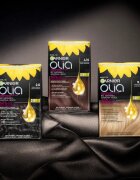 Garnier Olia Big Kit tartós hajfesték árnyalat 5.12 Iridescent Brown 1 db