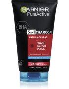 Garnier Pure Active Charcoal tisztító gél 3 in 1 a mitesszerek ellen 150 ml
