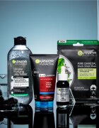 Garnier Pure Active Charcoal tisztító gél 3 in 1 a mitesszerek ellen 150 ml
