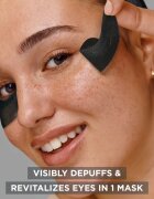 Garnier Textil Masks Charcoal Caffeine szemmaszk aktív szénnel 5 g
