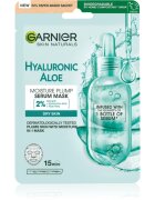 Garnier Textil Masks Hyaluronic Aloe hidratáló gézmaszk aloe verával 28 g