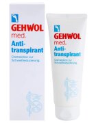 Gehwol MED. izzadásgátló krém az izzadás csökkentésére lábakra 125 ml