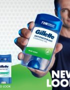 Gillette Antiperspirant Hydrating Gel Aloe Scent zselés izzadásgátló hidratáló hatással uraknak 70 ml