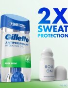Gillette Antiperspirant Hydrating Gel Aloe Scent zselés izzadásgátló hidratáló hatással uraknak 70 ml