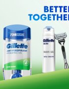 Gillette Antiperspirant Hydrating Gel Aloe Scent zselés izzadásgátló hidratáló hatással uraknak 70 ml