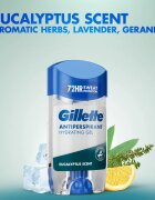 Gillette Antiperspirant Hydrating Gel Eucalyptus Scent zselés izzadásgátló hidratáló hatással uraknak 70 ml