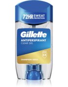 Gillette Champion Gold Antiperspirant Clear Gel zselés izzadásgátló uraknak 70 ml