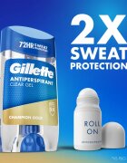 Gillette Champion Gold Antiperspirant Clear Gel zselés izzadásgátló uraknak 70 ml