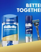 Gillette Champion Gold Antiperspirant Clear Gel zselés izzadásgátló uraknak 70 ml