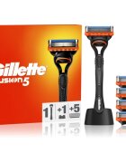 Gillette Fusion5 borotva állvánnyal + cserepenge 5 db