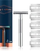Gillette King C. Double Edge borotva + cserepenge 5 db