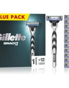 Gillette Mach3 borotva + tartalék pengék 12 db