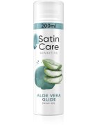 Gillette Satin Care borotválkozási gél hölgyeknek Aloe Vera 200 ml