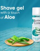 Gillette Satin Care borotválkozási gél hölgyeknek Aloe Vera 200 ml