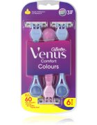 Gillette Venus Comfort Colours eldobható borotvák 6 db