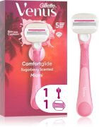 Gillette Venus Comfortglide Sugarberry Miami női borotva tartóval a zuhanyozáshoz 1 db