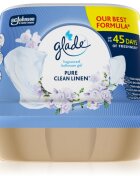 Glade Clean Linen illatos gél fürdőszobába 180 g