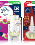 Glade Electric scented oil Relaxing Zen + Warm Apple Pie takarékos kiszerelés 3 db