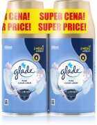 Glade Pure Clean Linen automatikus légfrissítő utántöltő 2x269 ml