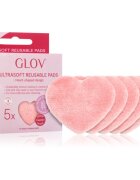 GLOV Heart-Shaped Ultrasoft mosható sminklemosó korong 5 db