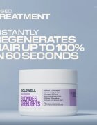 Goldwell Dualsenses Blondes & Highlights 60Sec Treatment intenzív regeneráló ápolás a szőke és melírozott hajra 200 ml