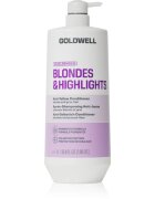 Goldwell Dualsenses Blondes & Highlights Anti-Yellow Conditioner kondicionáló semlegesíti a sárgás tónusokat 1000 ml