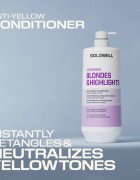 Goldwell Dualsenses Blondes & Highlights Anti-Yellow Conditioner kondicionáló semlegesíti a sárgás tónusokat 1000 ml