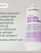 Goldwell Dualsenses Blondes & Highlights Anti-Yellow Conditioner kondicionáló semlegesíti a sárgás tónusokat 1000 ml