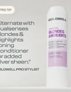 Goldwell Dualsenses Blondes & Highlights Anti-Yellow Conditioner kondicionáló semlegesíti a sárgás tónusokat 200 ml