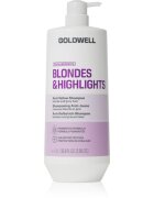 Goldwell Dualsenses Blondes & Highlights Anti-Yellow Shampoo sampon semlegesíti a sárgás tónusokat 1000 ml