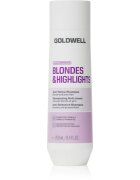 Goldwell Dualsenses Blondes & Highlights Anti-Yellow Shampoo sampon semlegesíti a sárgás tónusokat 250 ml