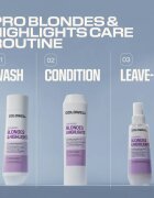Goldwell Dualsenses Blondes & Highlights Anti-Yellow Shampoo sampon semlegesíti a sárgás tónusokat 250 ml