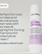 Goldwell Dualsenses Blondes & Highlights Anti-Yellow Shampoo sampon semlegesíti a sárgás tónusokat 250 ml