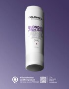 Goldwell Dualsenses Blondes & Highlights kondicionáló szőke hajra semlegesíti a sárgás tónusokat 200 ml