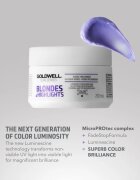 Goldwell Dualsenses Blondes & Highlights regeneráló maszk semlegesíti a sárgás tónusokat 200 ml