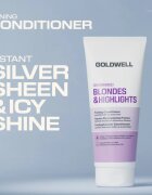 Goldwell Dualsenses Blondes & Highlights Toning Conditioner tonizáló kondicionáló lila pigmenttel 200 ml