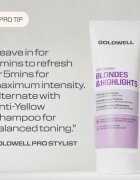 Goldwell Dualsenses Blondes & Highlights Toning Shampoo lila tonizáló sampon 250 ml