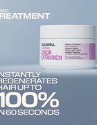 Goldwell Dualsenses Color Extra Rich 60Sec Treatment regeneráló ápolás a tündöklő hajszínért 200 ml
