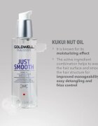 Goldwell Dualsenses Just Smooth olaj a rakoncátlan és töredezett hajra 100 ml