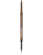 GOSH COPENHAGEN Ultra Thin precíz szemöldökceruza kefével árnyalat 002 Greybrown 0.35 g