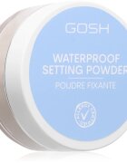 GOSH COPENHAGEN Waterproof Setting Powder fixáló púder vizálló hatással árnyalat 001 Transparent 7 g