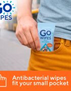 GoWipes Anti-Bacterial Effect frissítő nedves törlőkendők antibakteriális hatású 10x8 db