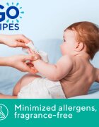 GoWipes Baby Wet Wipes finom nedves törlőkendők gyermekeknek nagyon száraz érzékeny és atópiás bőrre 24 db